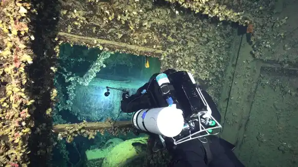 RECUPERAN RESTOS del gemelo del Titanic: el BRITANNIC se hundió en 1916