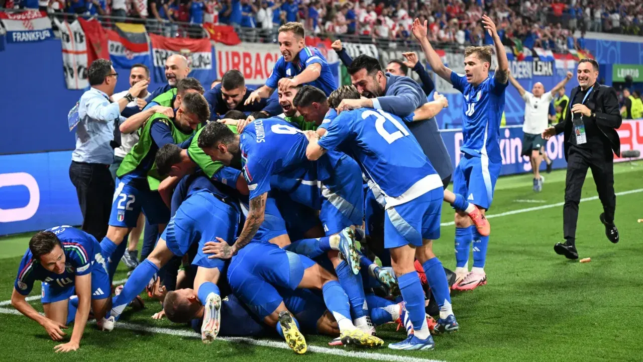Agónico empate de Italia ante Croacia para avanzar a los octavos de final de la Eurocopa