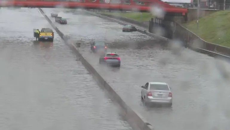Las lluvias caídas en pocas horas superaron ampliamente los niveles habituales para octubre.