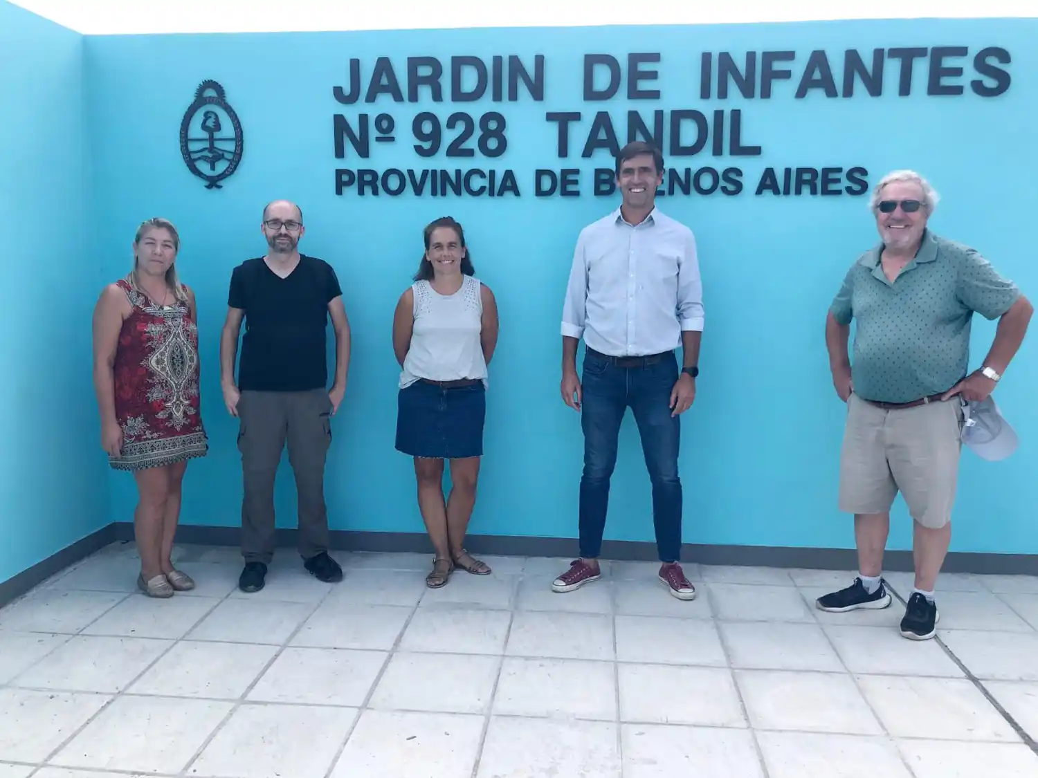 Iparraguirre recorrió el nuevo Jardín de Infantes N°928 y aseguró que en poco tiempo estará finalizado