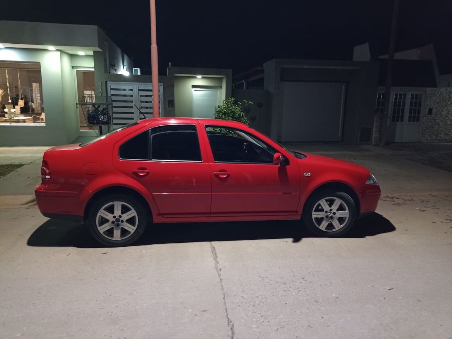 El Volkswagen Bora secuestrado