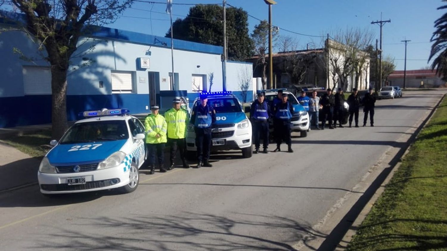 Operativo de prevención en Aranguren