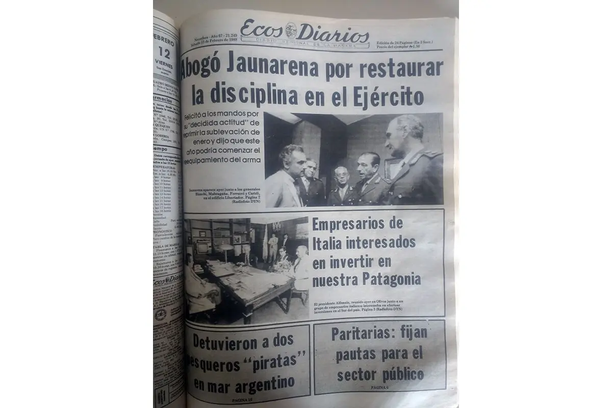 Sábado 13 de febrero de 1988