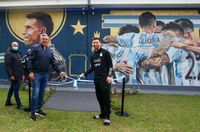 Un mural para recordar la Copa América