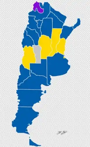 El resultado en las 11 provincias que disputaron gobernador