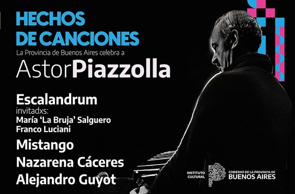 La provincia de Buenos Aires celebra a Astor Piazzolla en el Salón Dorado de la Gobernación