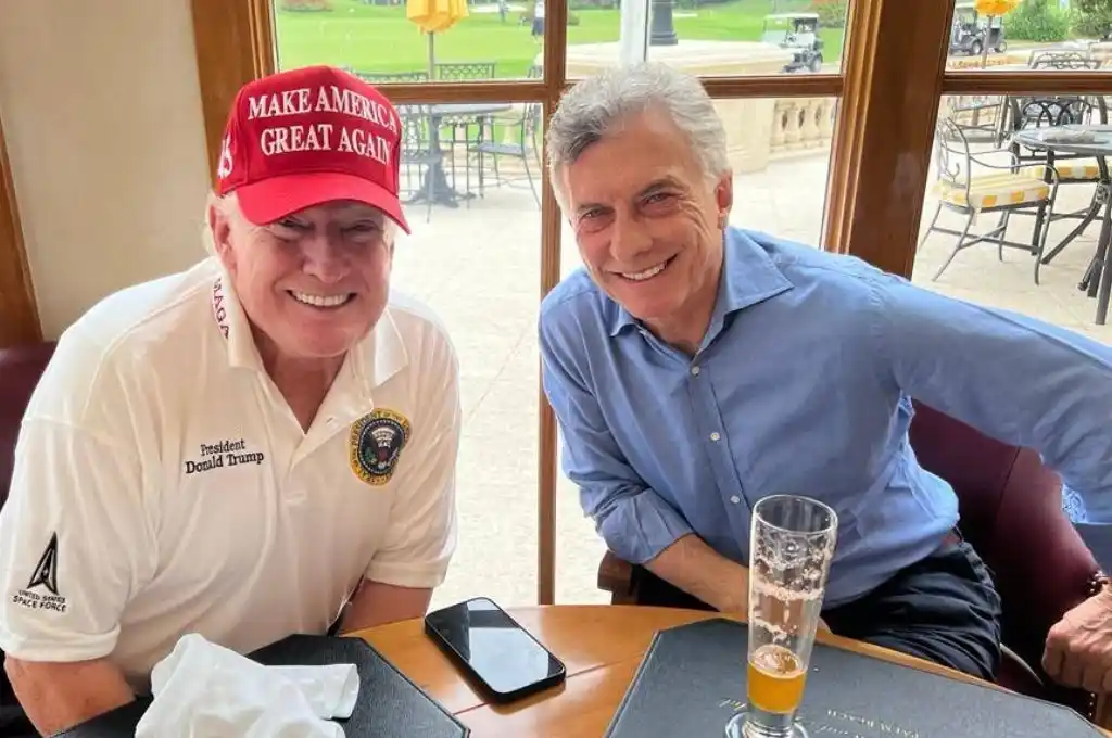 Macri se reunió con Donald Trump en Palm Beach