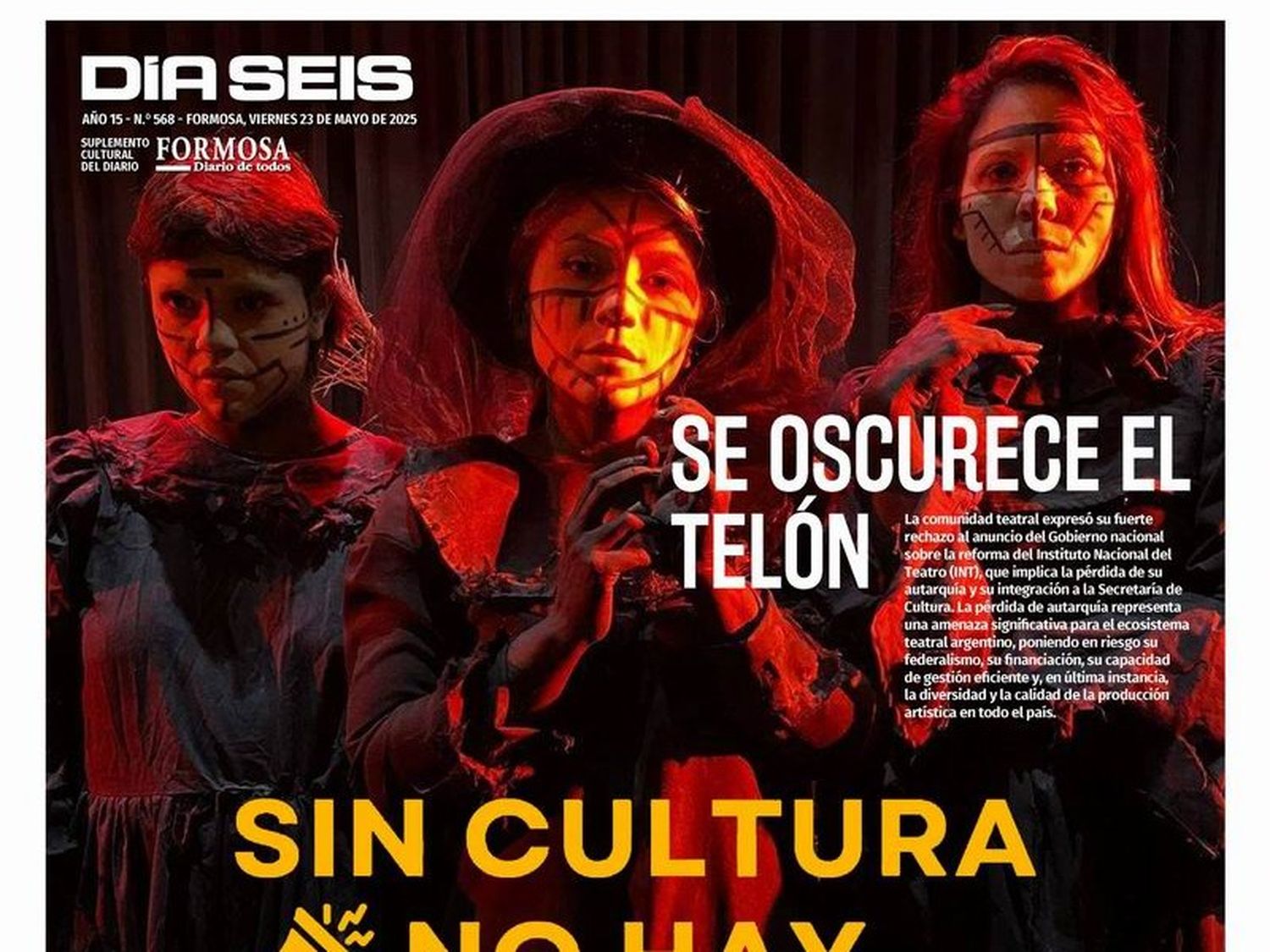 Un duro golpe para el teatro argentino