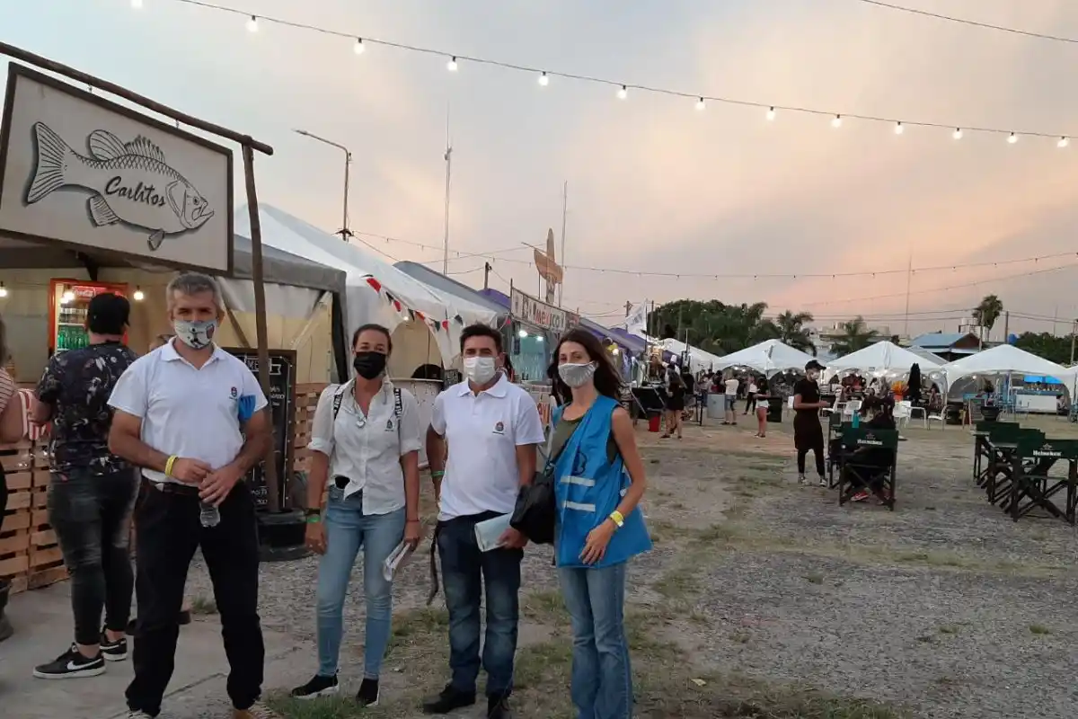 Se realizan controles bromatológicos en el patio de comidas