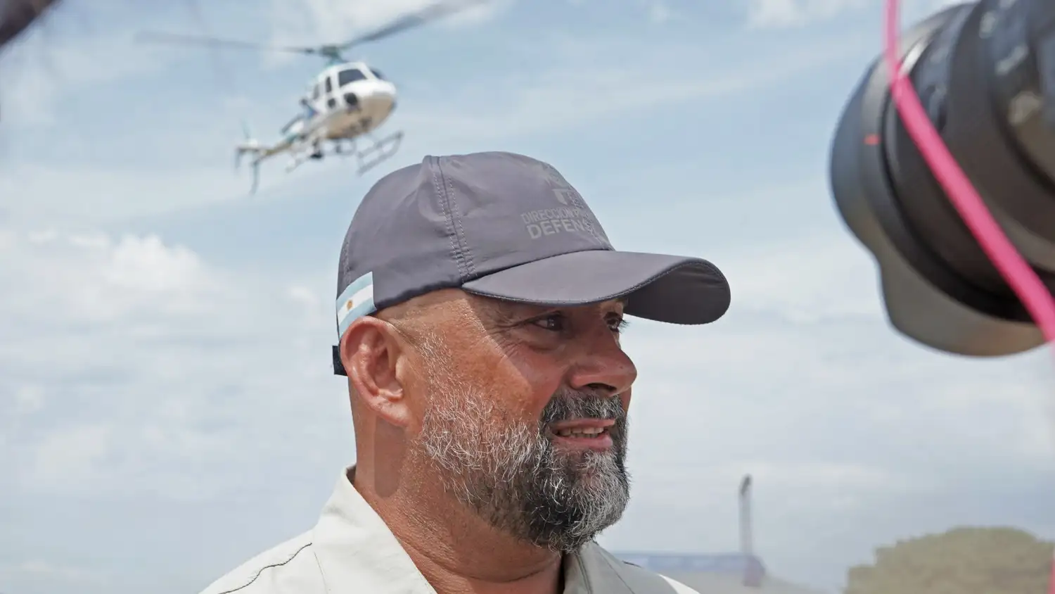 Fabián García director General de Defensa Civil de la provincia de Buenos Aires