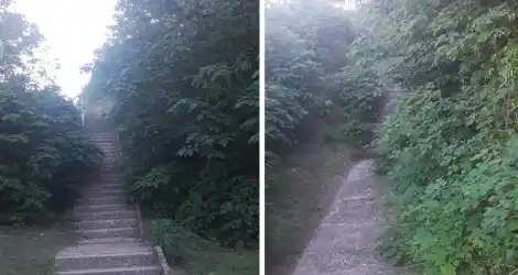 #592: “Qué abandono esta escalera”