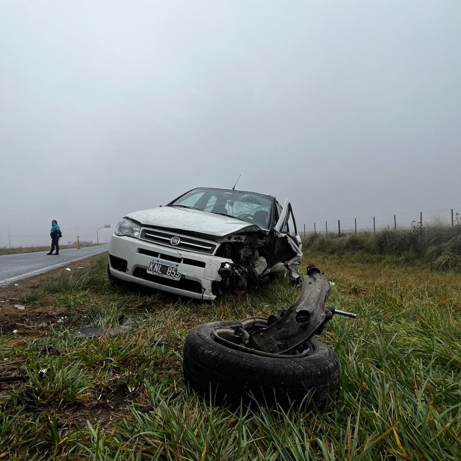 Choque en el cruce de las rutas provinciales 74 y 30.