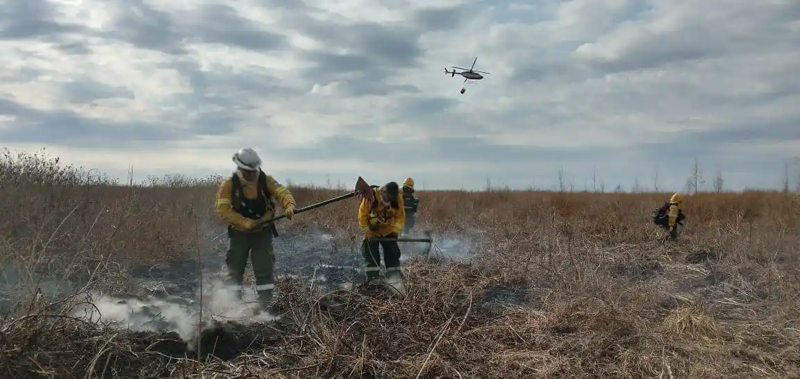 Reportaron focos de incendio en las islas y el humo cubrió desde Victoria hasta Paraná