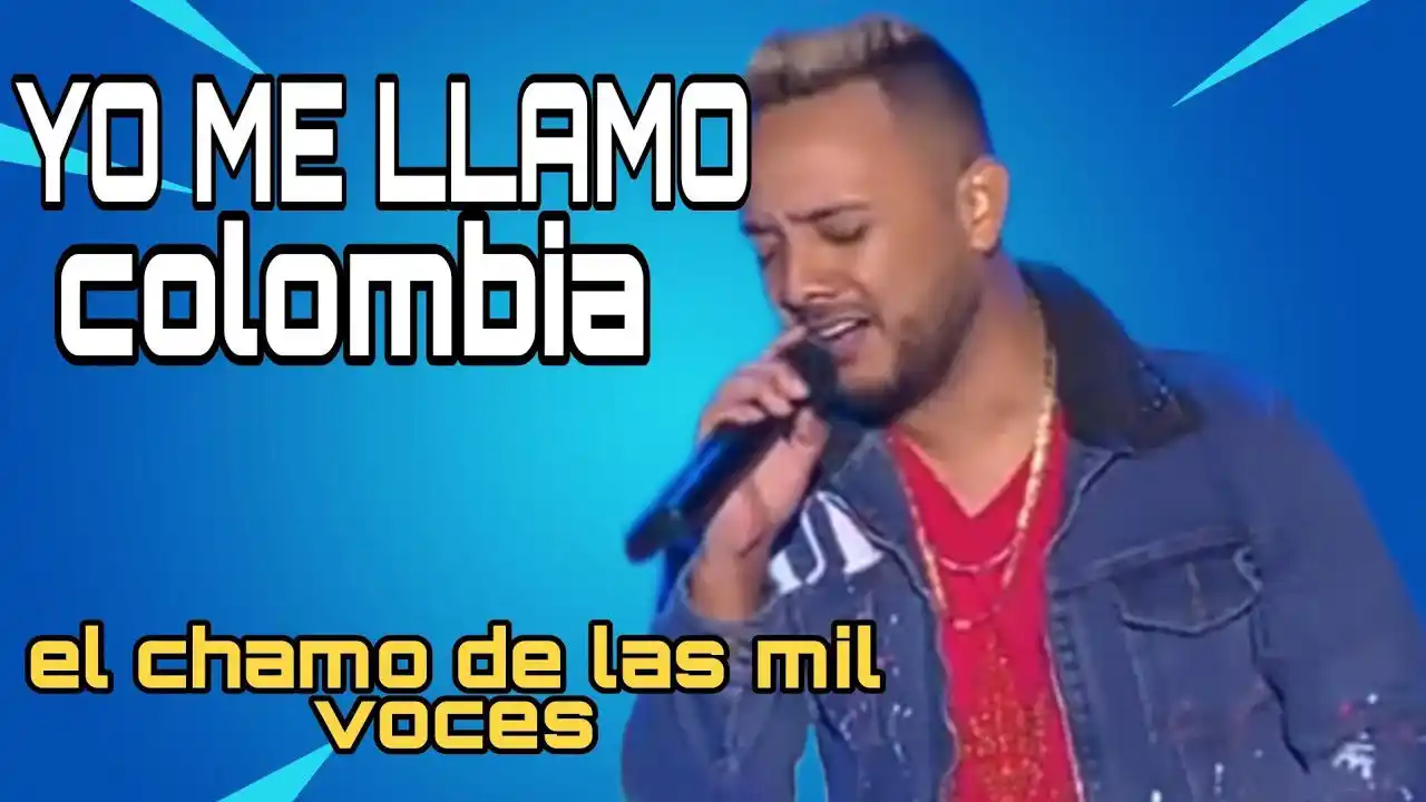 ¡IMPACTÓ! El chamo de las mil voces, en el «yo me llamo» de la televisión colombiana