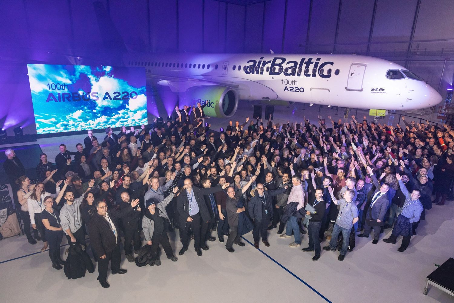 Airbus entregó el A220 número 100