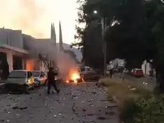 Un estallido infernal en una noche silenciosa y fría