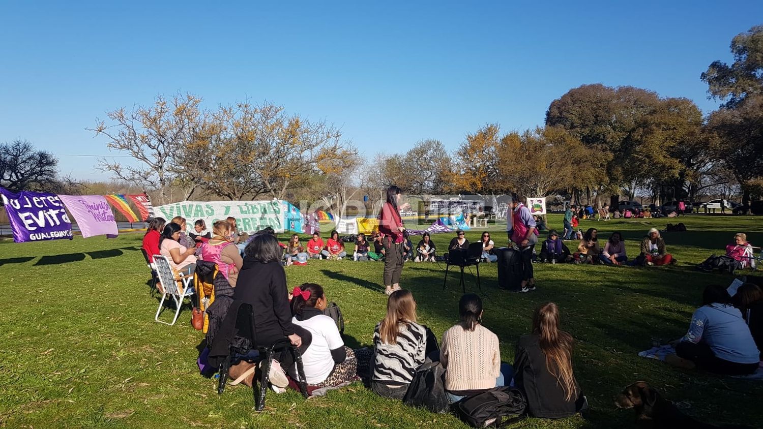 El Feminismo copó el ex Frigorífico para debatir sobre cultura, justicia, política, salud y deporte