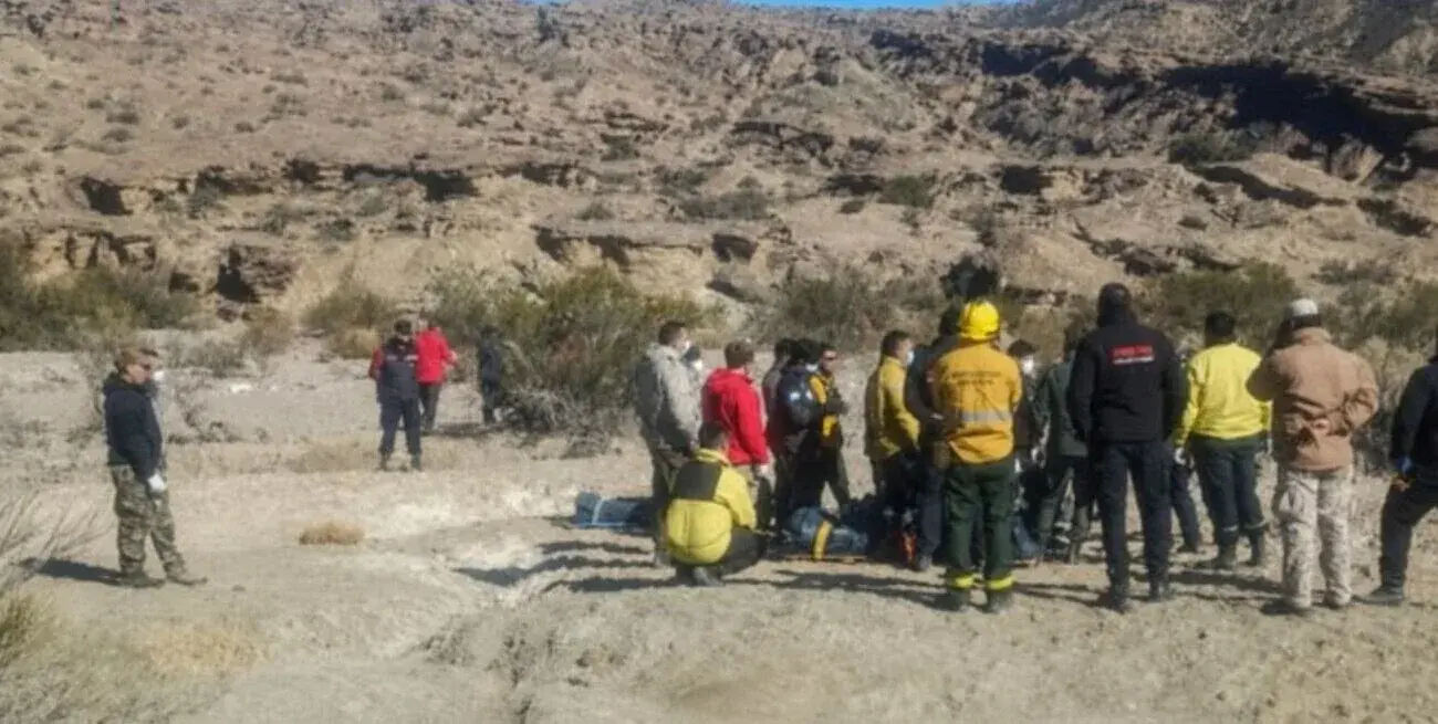 Tragedia aérea en San Juan: rescataron los cuerpos de las siete víctimas del helicóptero