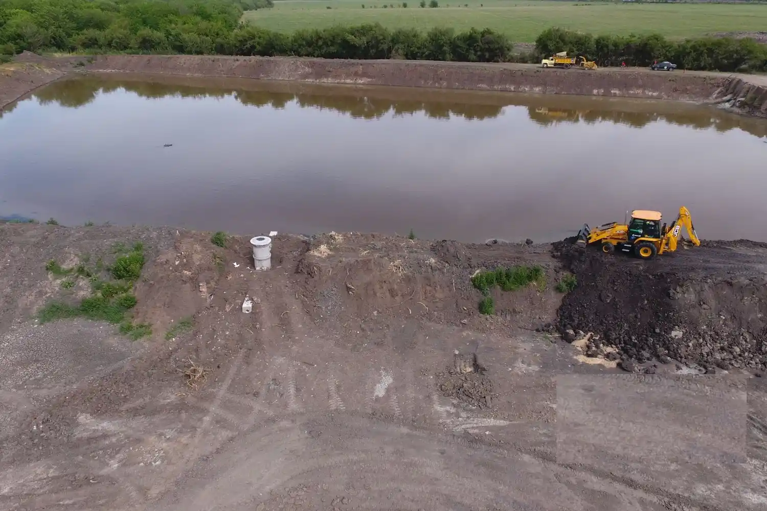 El municipio invirtió 17 millones de pesos en la obra de saneamiento de lagunas cloacales