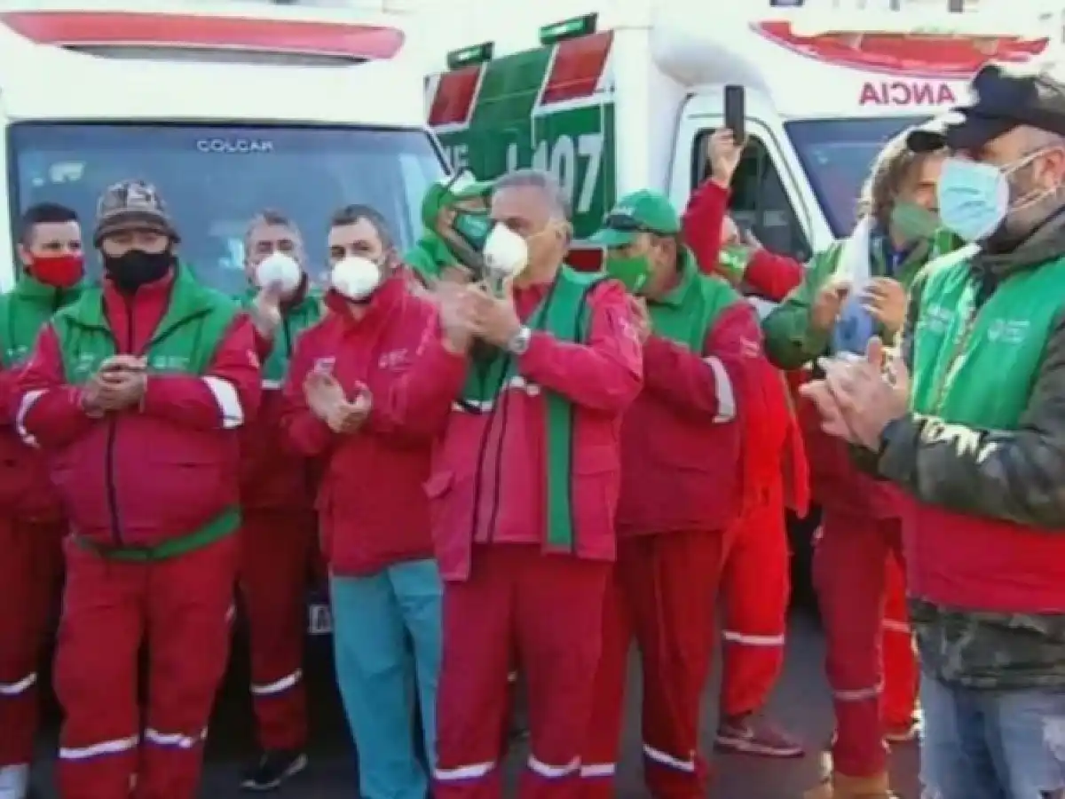 Sentida despedida al médico del SAME que murió por Covid-19