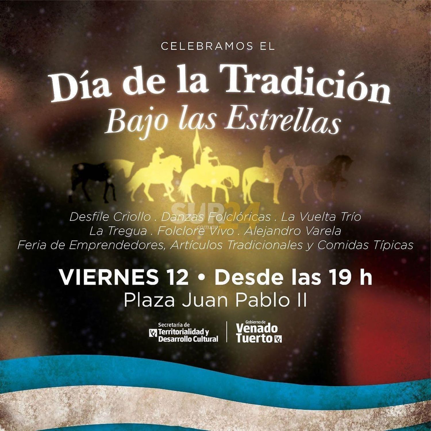 Venado Tuerto celebra el Día de la Tradición “bajo las estrellas”