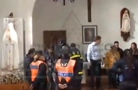 Video: Tres bóvedas en el monasterio donde detuvieron a López