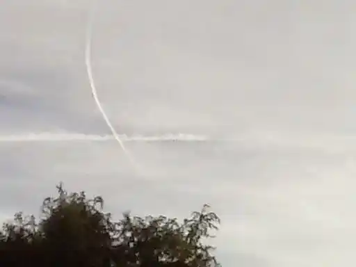 Misterio por la aparición de extraños círculos en el cielo de Madariaga
