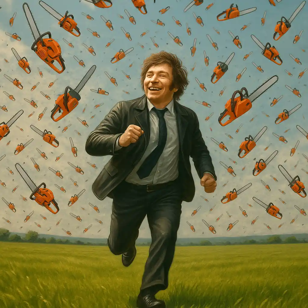 Flores. Javier Milei en la mirada de Diego Recalde.