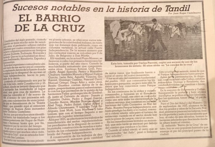 El barrio de la cruz