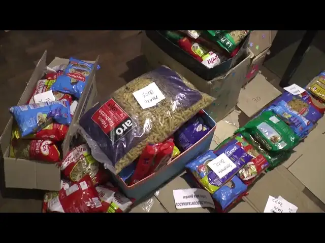 Colecta de alimentos para personas en situación de calle