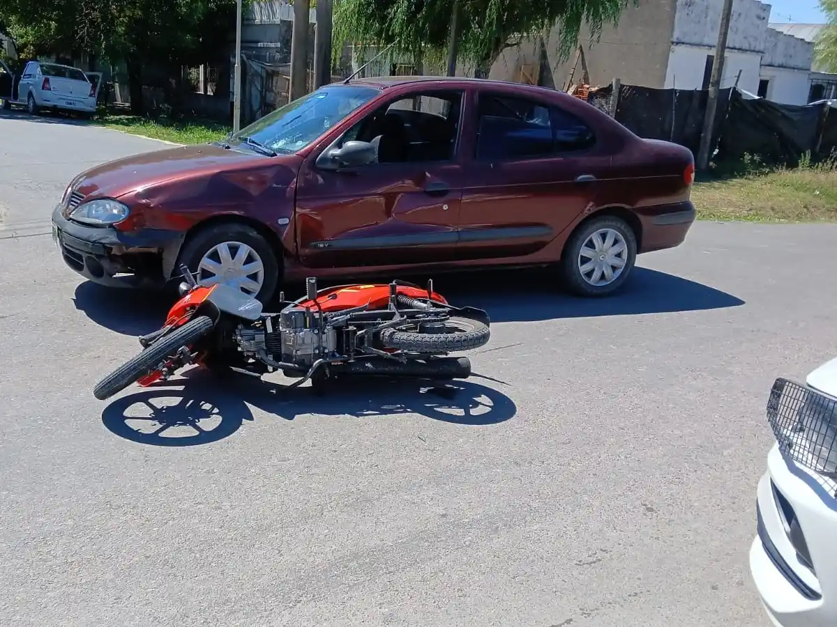 Una persona fue asistida por la ambulancia.