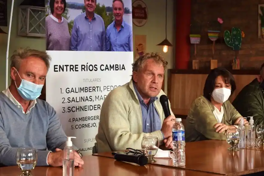 Galimberti le habló a los radicales que están con Frigerio