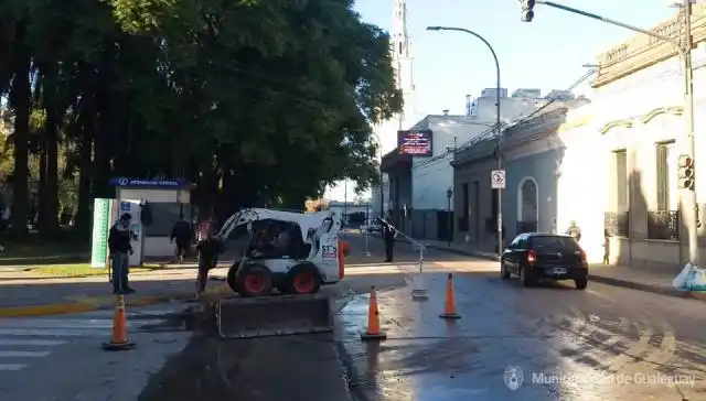 Comenzaron las obras del “Centro Comercial a Cielo Abierto”