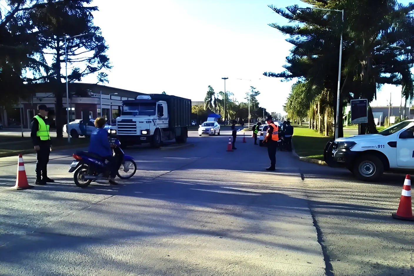 El acceso a San Pedro por ruta 191 suele tener control policial.