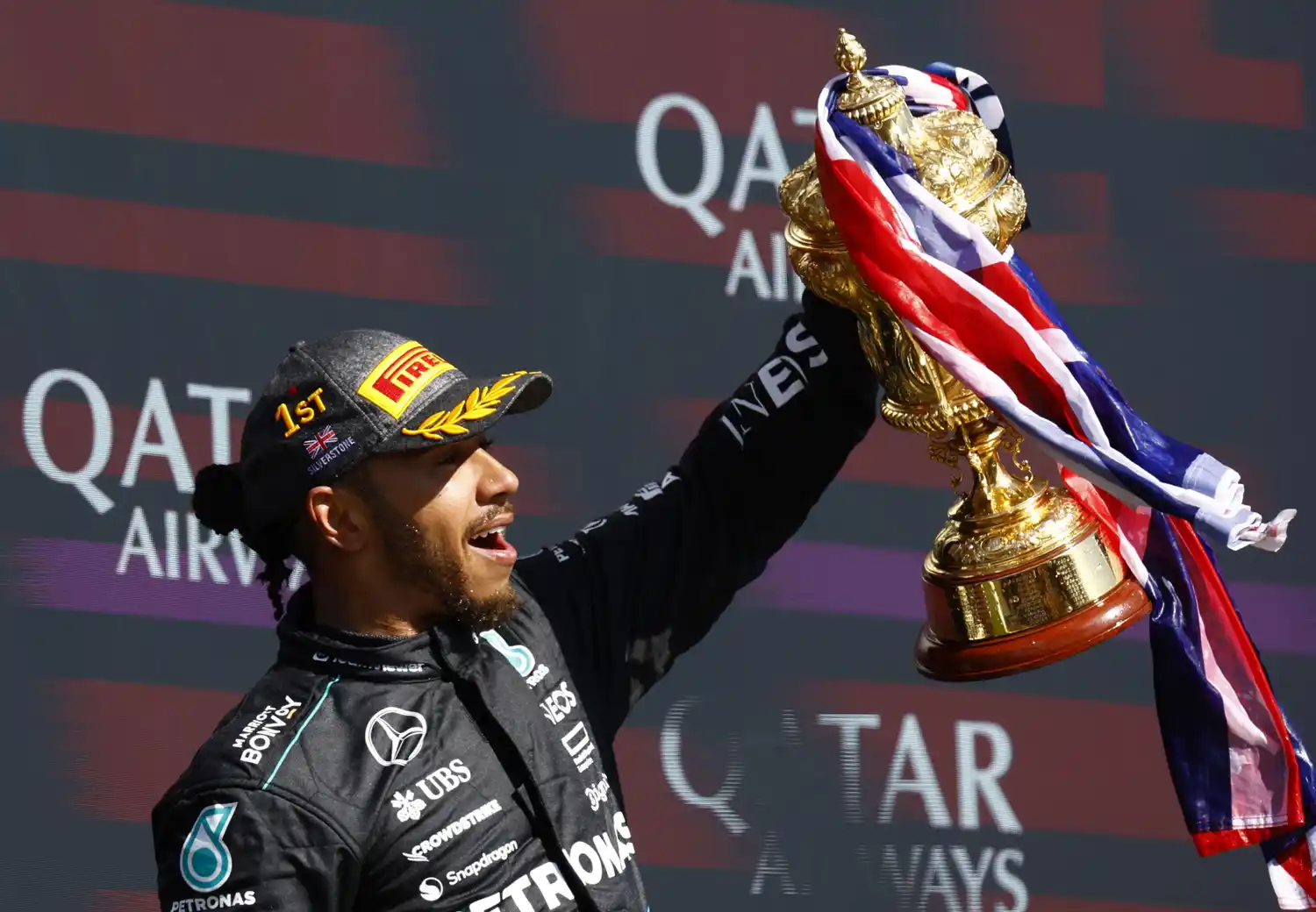 Hamilton se llevó el triunfo ante su público