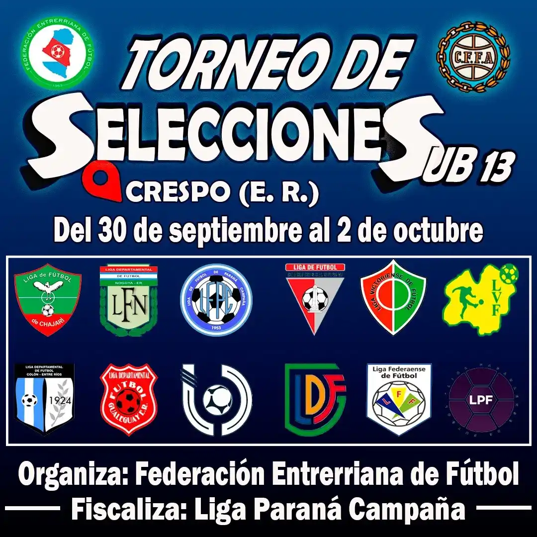 Se sorteó el fixture del Provincial de Selecciones Sub 13
