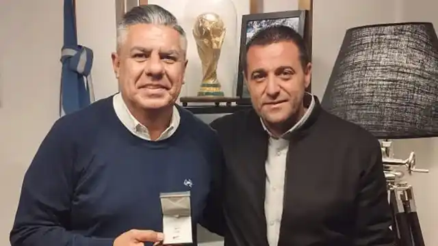 Claudio Tapia y Pablo Toviggino. (Foto: Agencia NA, archivo).