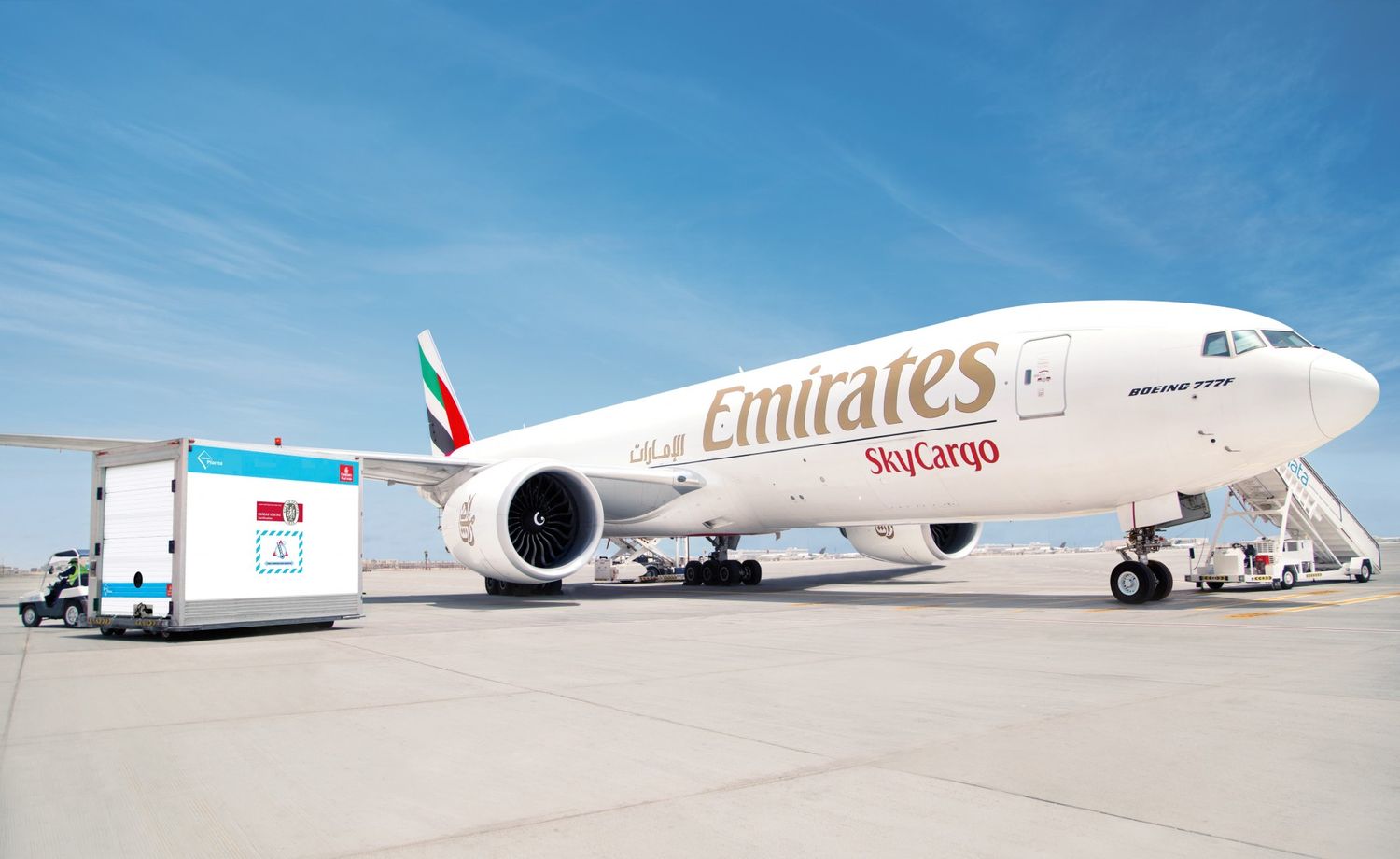 Emirates SkyCargo ya transportó 150 millones de dosis de vacunas contra el COVID-19