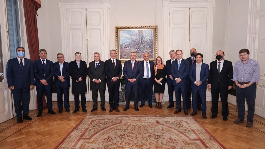 El Presidente recibió a gobernadores en Casa Rosada