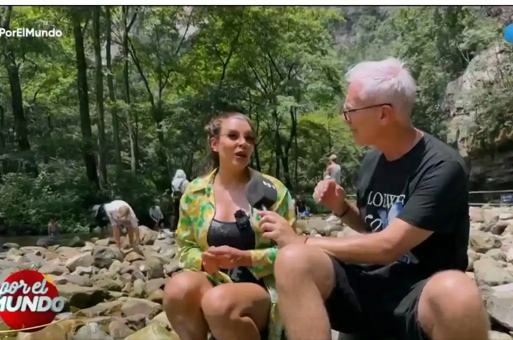 Charlotte Caniggia con Marley