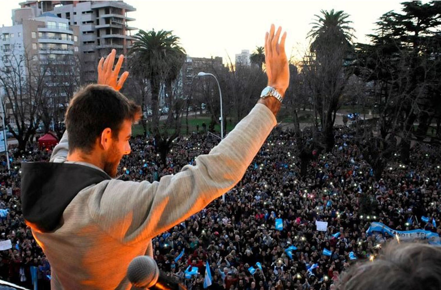 "El balcón es tuyo, Juan", las emotivas palabras de Lunghi a Del Potro