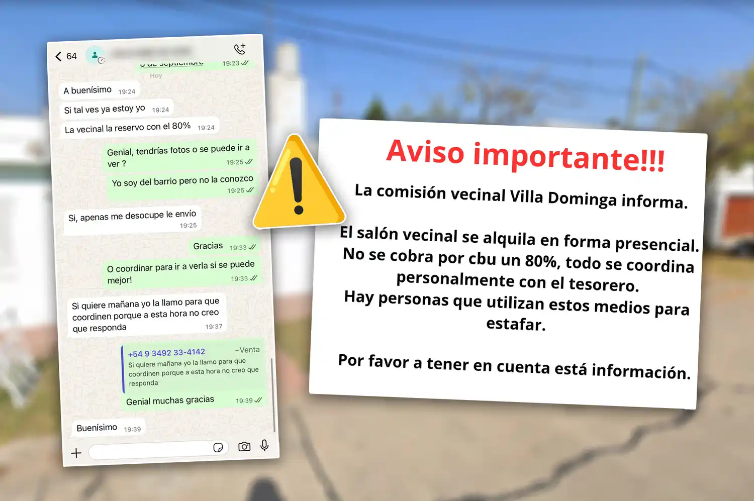 alerta estafa villa dominga