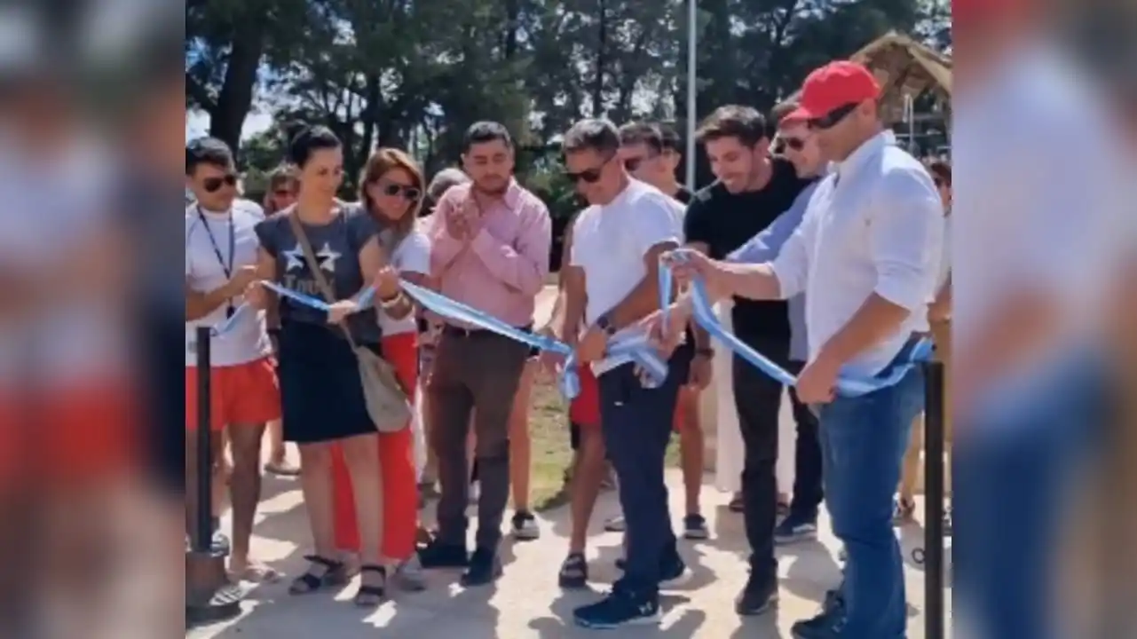 Corte de cintas con la presencia del intendente Natalio Lattanzi. Foto: Gentileza.