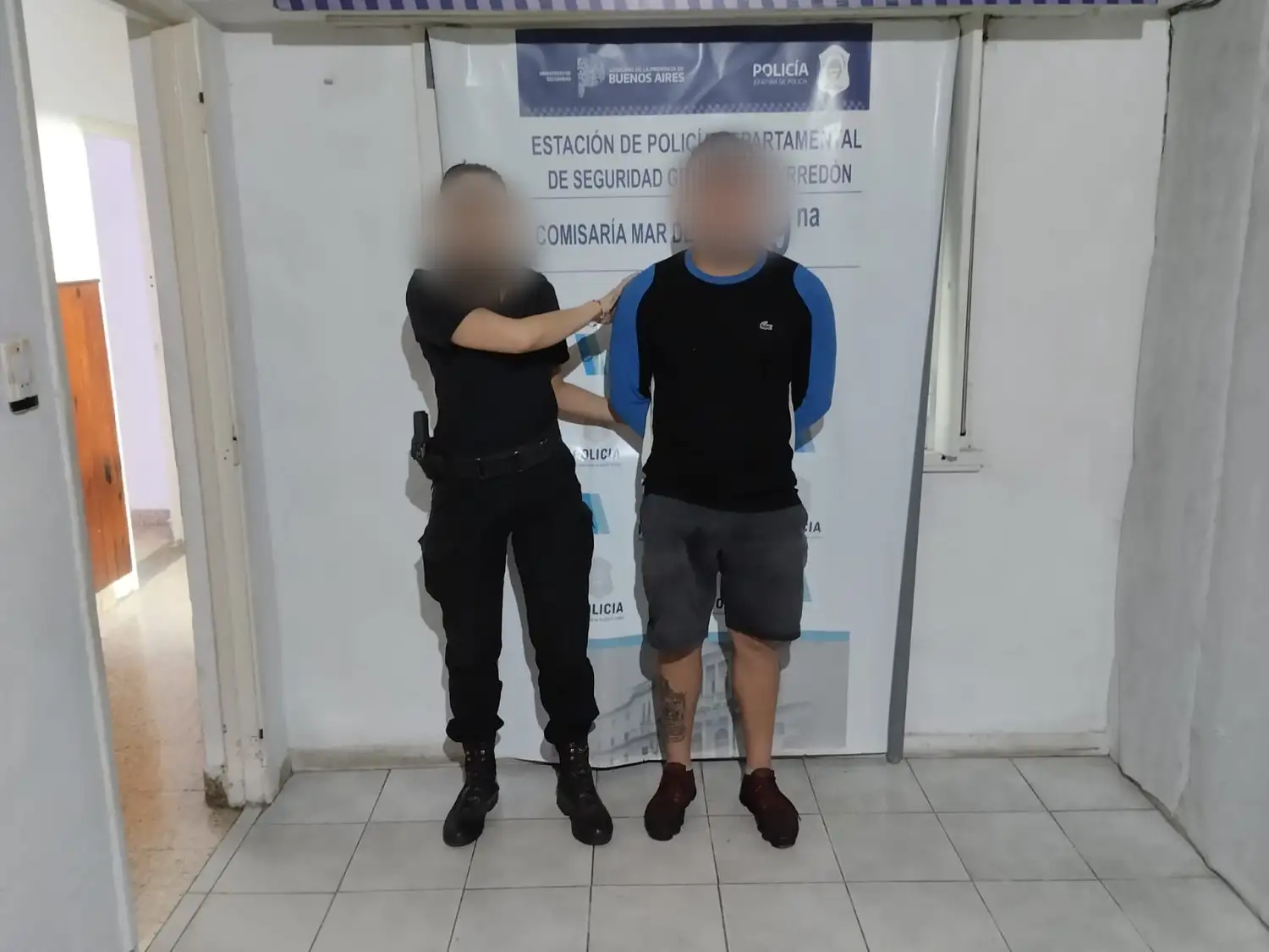 El punto de encuentro fue la avenida Libertad y 180, donde dieron con el delincuente de 22 años.