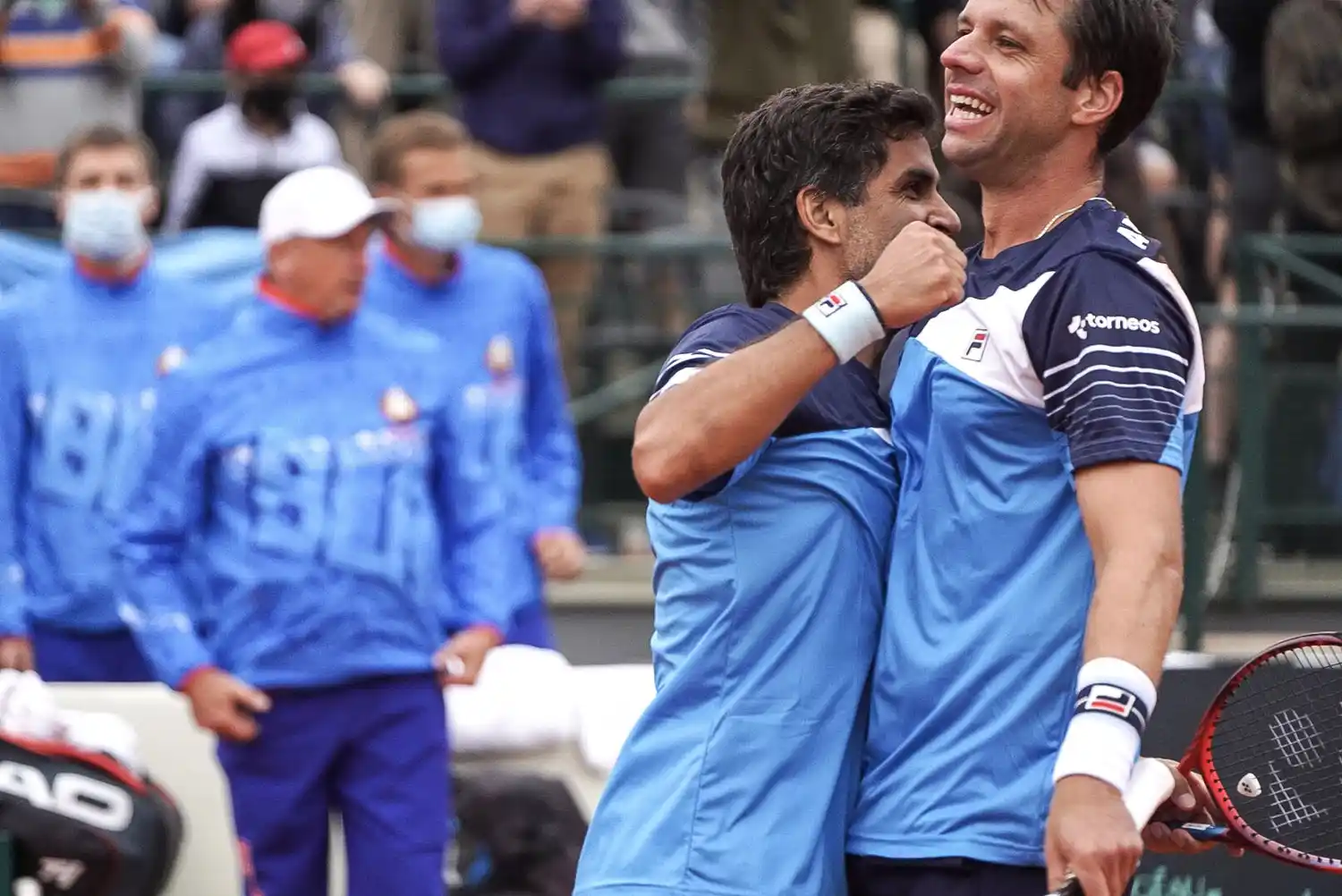 "Machi" González y Horacio Zeballos fundamentales en el triunfo de Argentina ante Bielorrusia