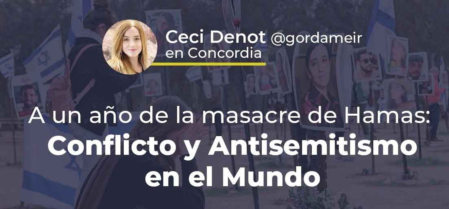 Este sábado en Concordia se disertará sobre Conflicto y Antisemitismo en el mundo