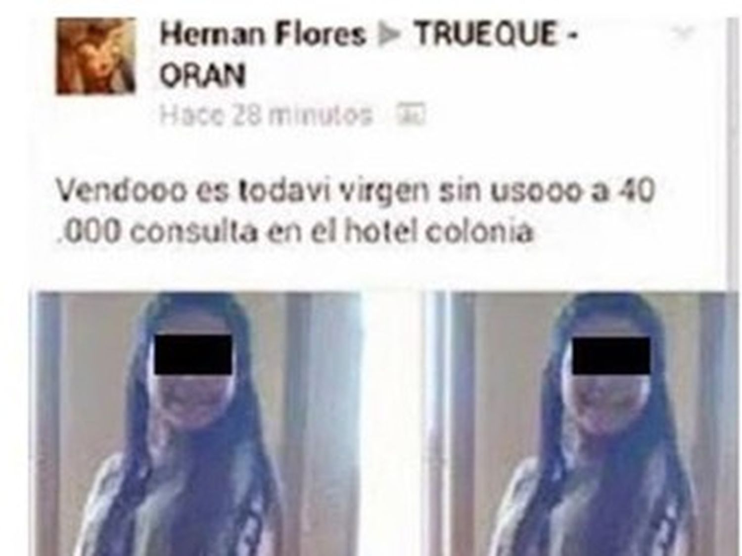 Detuvieron a un hombre por la venta de nenas vírgenes en Facebook