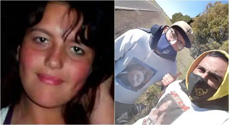 Crimen de Katherine Moscoso: Caminan de Monte Hermoso a la capital para pedir justicia y ver al presidente