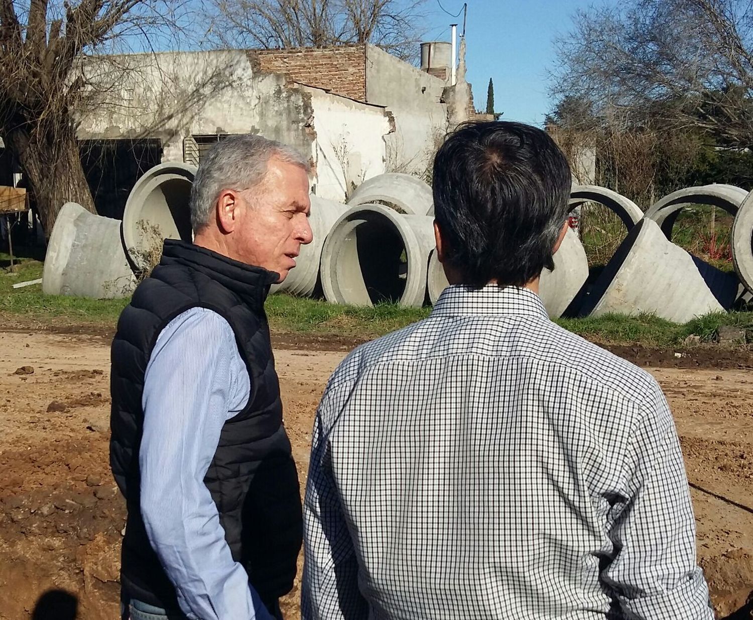 El Senador Pacífico estuvo en Areco: "No se puede gobernar desde atrás de un escritorio"