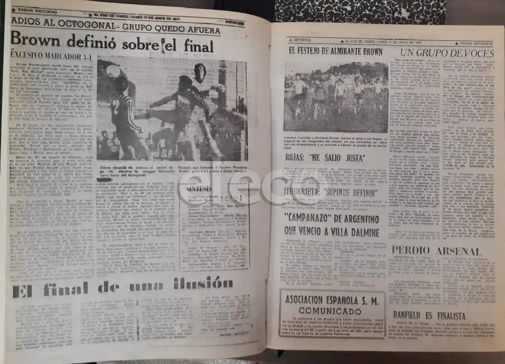 Parte de la cobertura de El Eco de Tandil.